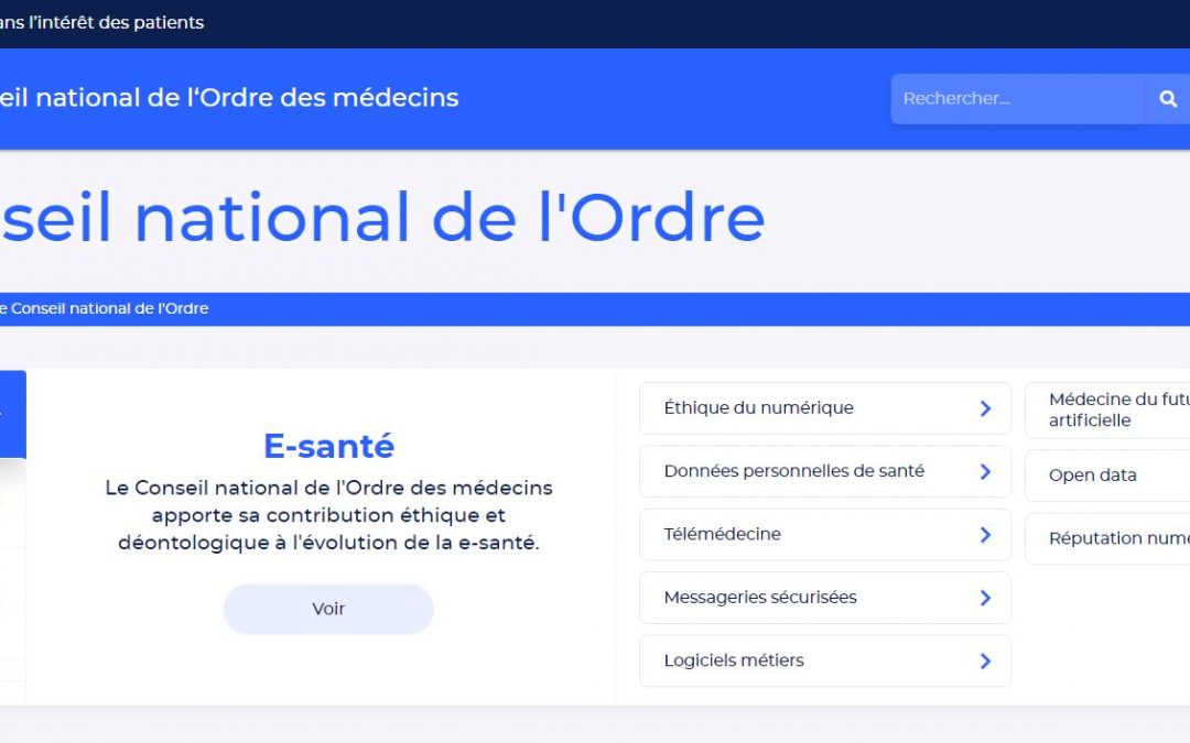 Le Conseil National de l’Ordre des Médecins